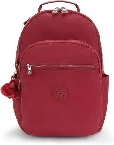 Miniatura 30 de Kipling Mochila para portátil Seoul de 15 pulgadas para mujer, duradera, espaciosa, con correas acolchadas para el hombro, funda protectora