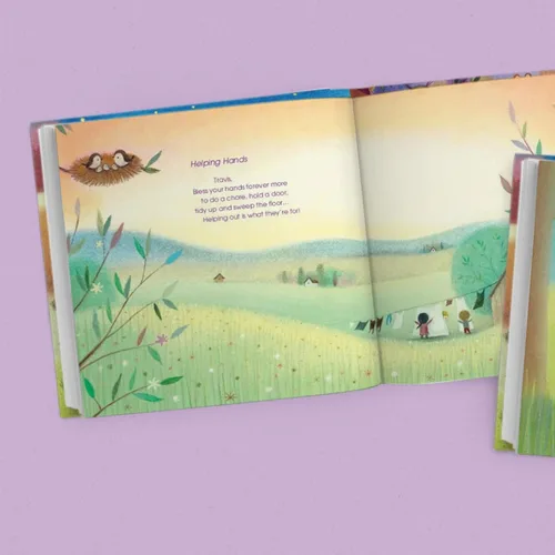 Miniatura 2 de My Little Book of Blessings - Libro personalizado, edición de lámina dorada, tapa dura (cubierta de lámina dorada) 8.5 x 8.5 pulgadas I See Me!
