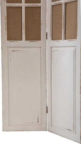 Miniatura 6 de SOFE Divisores de habitación plegables de madera de granja, 4 paneles, divisor de pantalla de 5.9 pies de alto para separación de habitaciones