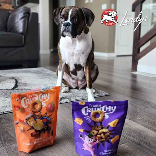 Miniatura 10 de Fromm Crunchy Os Bacon Blasters - Golosinas para perros con sabor a tocino, golosinas crujientes prémium para perros, receta de tocino, 6 onzas