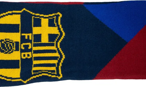 Miniatura 5 de Icon Sports Bufanda de fútbol con licencia oficial del FC Barcelona, unisex para adultos