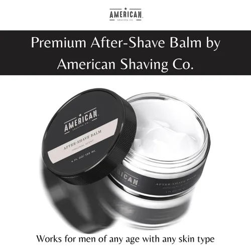 Miniatura 5 de American Shaving Co - Bálsamo para después del afeitado para una piel suave (aroma original), sedosa y libre de irritación, calma e hidrata la cara