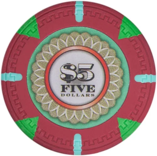 Miniatura 12 de Claysmith Gaming The Mint Poker Chip - Compuesto de arcilla pesada de 0.48 oz, paquete de 50 Azul ($10 Dark Blue)