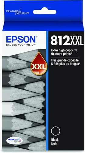 Miniatura 5 de Epson T812 DURABrite Ultra Ink Cartucho negro de capacidad extra alta (T812XXL120-S) y T812 DURABrite Ultra - Tinta de capacidad estándar Negro