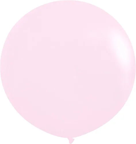 Miniatura 21 de Globos de 36 pulgadas, 5 globos grandes de látex redondos de color rosa claro, globos gigantes de color rosa claro para cumpleaños, bodas, baby Rosa