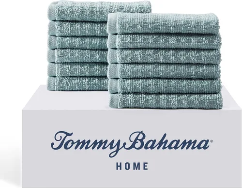Miniatura 13 de Tommy Bahama - Toallas de baño, altamente absorbentes y suaves, esenciales para el baño, baja pelusa y resistentes a la decoloración, certificadas