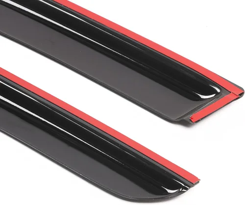 Miniatura 8 de IKON MOTORSPORTS Visera de ventana compatible con Honda Accord 2DR 2013-2017, humo acrílico tintado, 2 unidades, protección contra la lluvia