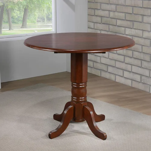 Miniatura 6 de Sunset Trading Andrews Mesa de comedor, acabado castaño envejecido