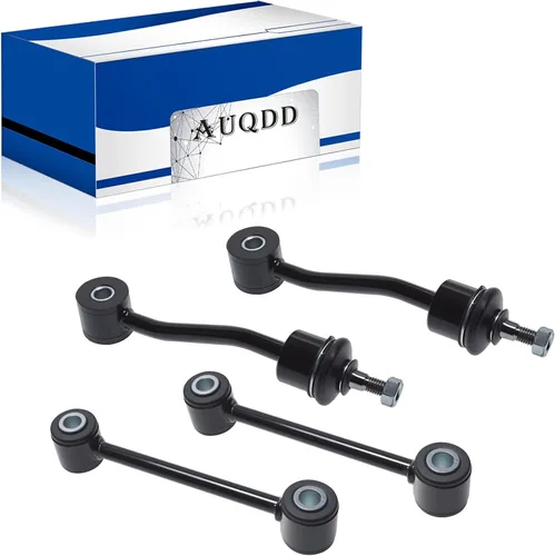 AUQDD 4 unidades (K3197 x2 K80244 x2) Barra estabilizadora delantera y trasera compatible con Je-ep Wrangler TJ 2006-1997