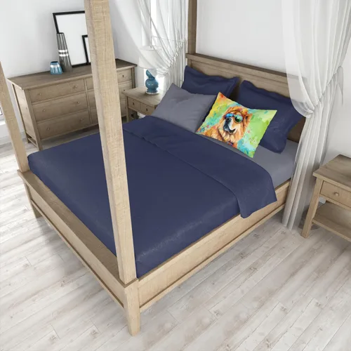 Miniatura 4 de Caroline's Treasures DAC2490PILLOWCASE Chow Chow Hippie Dawg Funda de almohada estándar, ligera, súper suave, fácil de cuidar, decorativa, funda