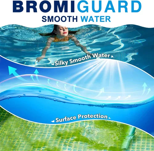 Miniatura 4 de BROMIGUARD Tabletas de Bromo de 1 Pulgada 1.8 Libras para Spa Jacuzzi Desinfectante Químico Sanitizante Tabletas de Bromo Tabletas de Bromación