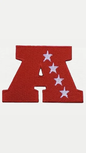 Parche bordado AFC para fanáticos del fútbol americano, parche bordado para coser