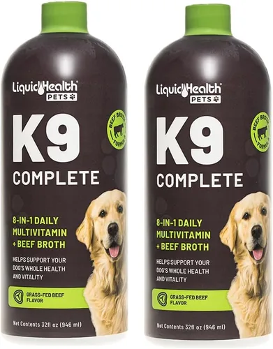 Miniatura 7 de LIQUIDHEALTH Pets K9 - Multivitamínico líquido completo 8 en 1 para perros adultos mayores y cachorros, fórmula completa todo en uno, vitaminas