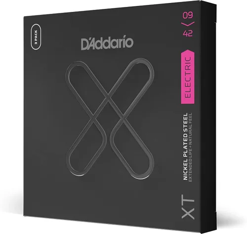 Miniatura 13 de D'Addario Cuerdas para guitarra eléctrica, XT con revestimiento de níquel, XTE1059, calibre ligero regular 10-59, juego de 7 cuerdas, paquete de 1