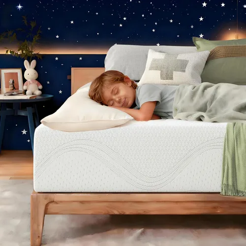 Miniatura 16 de Colchón de tamaño individual, colchón de espuma viscoelástica de gel de 6 pulgadas para dormir fresco por la noche y aliviar la presión, colchón