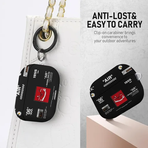 Miniatura 2 de Gedicht Funda para Airpods Pro, lindo patrón de zapatos rojos frescos TPU suave fundas para Airpods Pro funda 1ª generación, a prueba de golpes