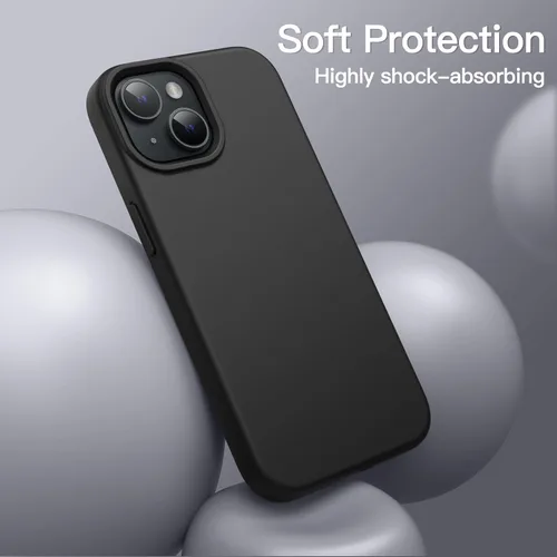 Miniatura 4 de JETech Funda de Silicona para iPhone 14 de 6.1 Pulgadas, Funda Protectora para Teléfono de Cuerpo Completo con Tacto Sedoso-Suave, Cubierta
