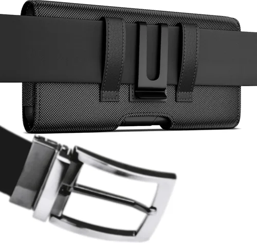 Miniatura 5 de DeBin Funda para cinturón para Galaxy S25+ S24+ Plus, 5G S24 FE S23+ S22+ S21+ S20+ S10+ A15 A25 A54 A53 A52 A20 Funda para cinturón con clip