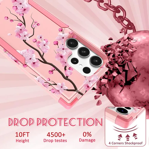 Miniatura 3 de para Samsung Galaxy S22 Ultra Funda - Funda de teléfono linda para mujeres y chicas Diseño único y estético genial Flor Kawaii resistente de alta