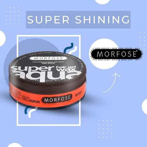 Miniatura 6 de Morfose Super Aqua - Cera de gel para el cabello con fuerte sujeción flexible de 4, durante todo el día, cera para el cabello para mujeres