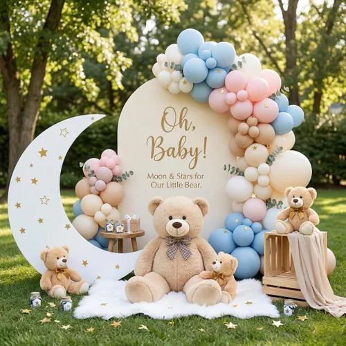 Miniatura 3 de MaoGoLan Paquete de osos de peluche para baby shower, 12 paquetes de pequeños osos de peluche en oferta, osos de peluche pequeños de 13.5" de felpa
