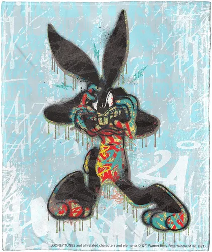 Miniatura 8 de Northwest Looney Tunes - Manta de seda táctil, 50 x 60 pulgadas, cuenco de cereales