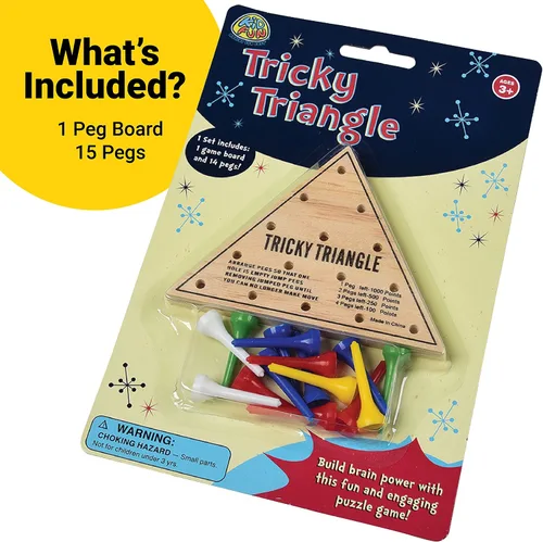Miniatura 4 de U.S. Toy Juego del Triángulo Difícil - Juegos de viaje, surtido, MU845