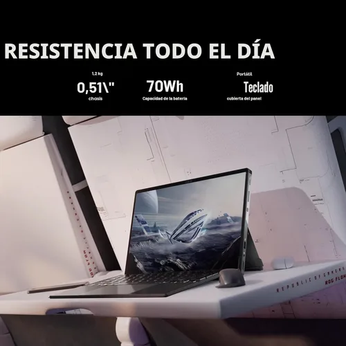 Miniatura 9 de ASUS ROG Flow Z13 (2025) Portátil para juegos, 13" ROG Nebula 16:10 2.5K 180Hz/3ms, AMD Ryzen AI MAX+ 395, RDNA 3.5 Graphics, 128GB LPDDR5X 8000MHz