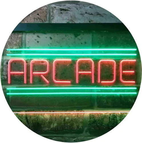 Miniatura 12 de ADVPRO Arcade Game Zone Room - Letrero de neón LED de doble color, azul y rojo, 12 "x 8.5" st6s32-i3368-br
