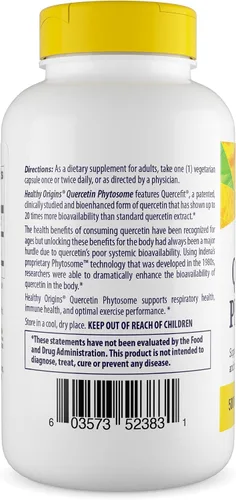 Miniatura 3 de Healthy Origins Fitosoma de quercetina 500 mg
