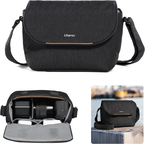 Miniatura 12 de ULANZI YY08 Bolso de Hombro Diario para Cámaras de Acción DJI Osmo Pocket 3/GoPro/Insta360, Bolso Cruzado Portátil para Vlog y Fotografía con Correa