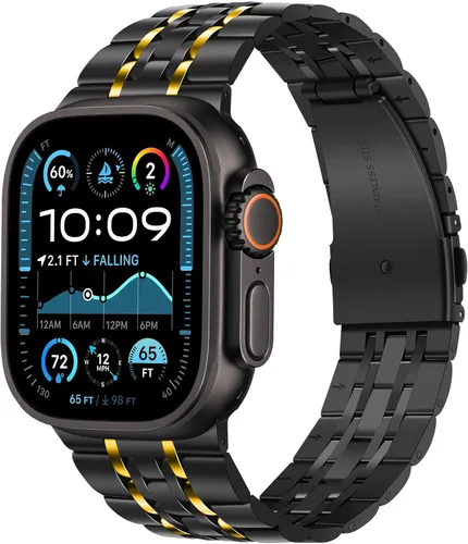 Miniatura 9 de Tasikar Correa compatible con Apple Watch Band de 1.654 pulgadas (Serie 11/10) 1.614 pulgadas, 1.575 pulgadas, 1.496 pulgadas, correa de metal