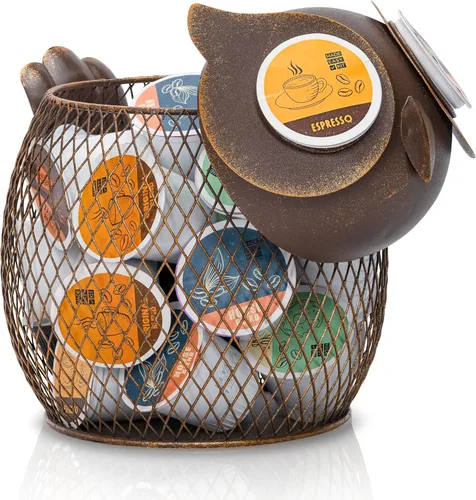 Miniatura 16 de Made Easy Kit Organizador de cápsulas de café – Decoración funcional de la barra de café para el hogar – Accesorios de almacenamiento de encimera