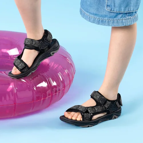 Miniatura 5 de DREAM PAIRS Sandalias de verano para niños, ligeras y ajustables (para niños y niñas, grandes y pequeños).