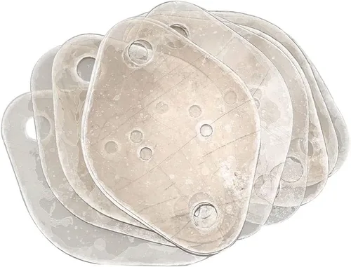 Miniatura 3 de 100pcs TO-220 Natural Transparente Forma Rectángulo Mica Aislador Hoja con Agujero 0.709 inx0.512 inx0.005 in