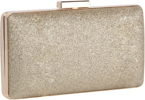 Miniatura 8 de Emprier Bolso de noche vintage para mujer, con purpurina, para novia, graduación, boda, fiesta, sobre, bolso de hombro