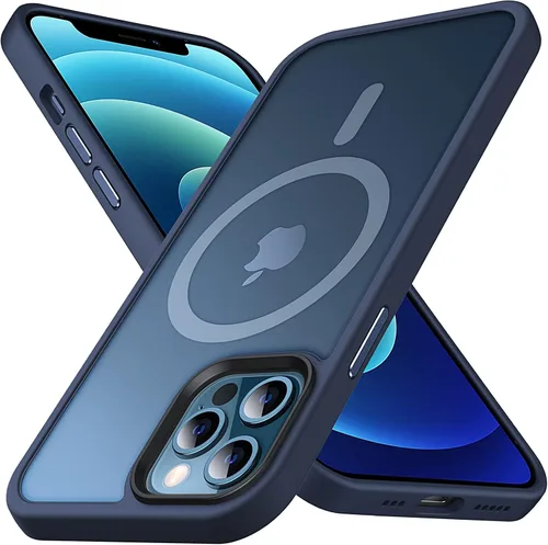 Miniatura 24 de Anqrp Funda magnética a prueba de golpes para iPhone 11, [compatible con MagSafe] [probada contra caídas de grado militar] Funda delgada de silicona