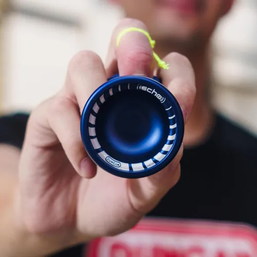 Miniatura 8 de Duncan Toys Echo 2 - Yoyó [azul], yoyó de nivel profesional que no responde, rodamiento cóncavo