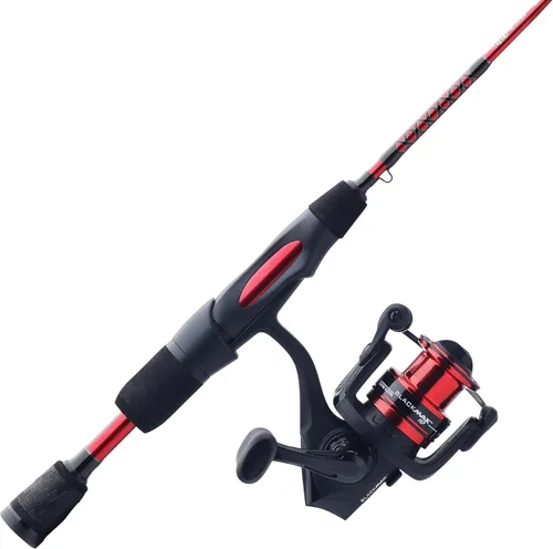 Miniatura 10 de Ugly Stik Combo de caña giratoria y carrete de hielo de carbono de 28 pulgadas, carrete de 5 tamaños, 1 caña de pescar, potencia de caña de luz