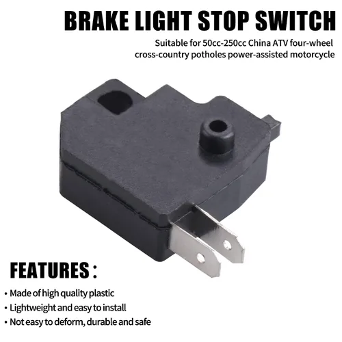 Miniatura 5 de ORAEVY Interruptor de parada de luz de freno delantero izquierdo (derecha) para motocicleta de 50 cc-250 cc chino, ATV Quad Dirt Pit Bike Scooter