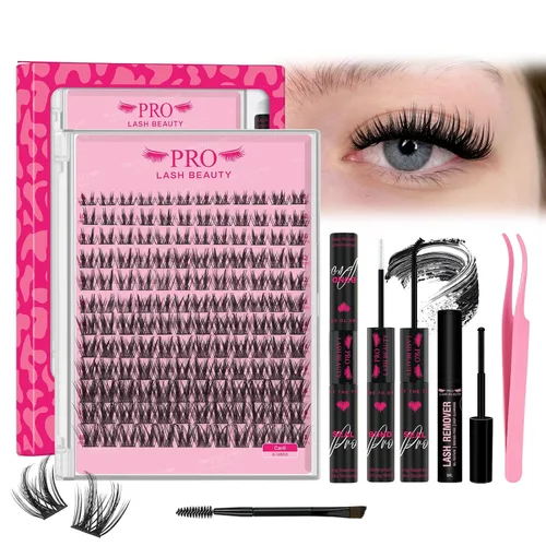 Miniatura 20 de Extensiones de pestañas postizas en abanico 6D-D-0.10-0.50 pulgadas, extensiones de pestañas postizas de volumen con tallo largo .07 .10, abanicos