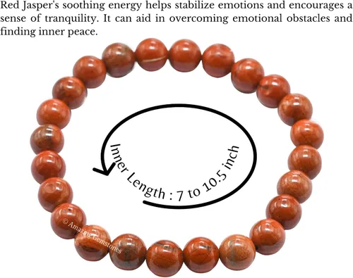 Miniatura 162 de Amazing Gemstone Crystal Bracelet for Women Men's Gifts - Protection Healing Crystal Bracelet - 8mm Gemstone Beaded Stretchable Bracelet Pulseras