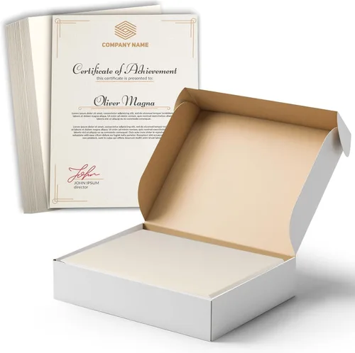 Miniatura 4 de Hamilco Cartulina de color crema de 8 x 10 pulgadas, peso pesado, 80 libras, cartulina para impresora, paquete de 50