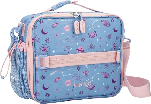 Miniatura 24 de Bentgo Kids Prints Lunch Bag - Double-Insulated, Reusable, for Kids 3+, Adjustable Strap; Holds Lunch Box/Water Bottle/Snacks; Easy-Clean