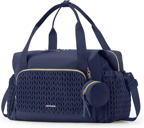Miniatura 7 de mommore - Bolso para pañales, bolsos de gran capacidad para viajes, bolso para hospital para parto, bolso para bebé con estuche para chupete