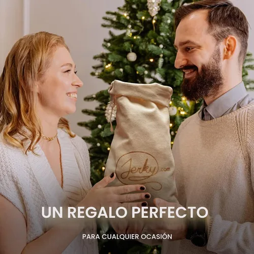 Miniatura 4 de Bolsa de regalo Extra Mile, deliciosos bastones de carne en bolsas de estilo anticuado, el mejor regalo para hombres, palitos de carne de res