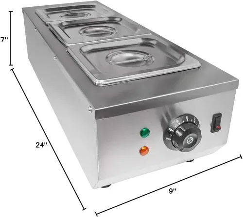 Miniatura 10 de ALDKitchen - Olla para derretir chocolate, calentador eléctrico de alimentos, derretidor profesional de dulces, 110 V