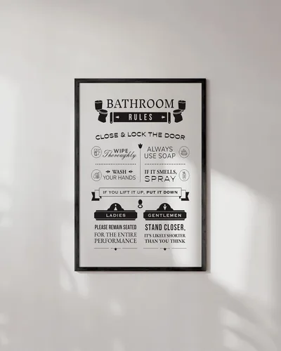 Miniatura 65 de HAUS AND HUES Funny Butts Collage - Póster artístico para decoración de baño, 12 x 16 pulgadas, sin marco