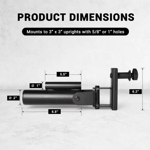 Miniatura 3 de LIONSCOOL Power Rack Landmine Attachments, Ultra-Durable T-Bar Row Attachments with Wide Compatibility for Full-Body Workout in Home Gym