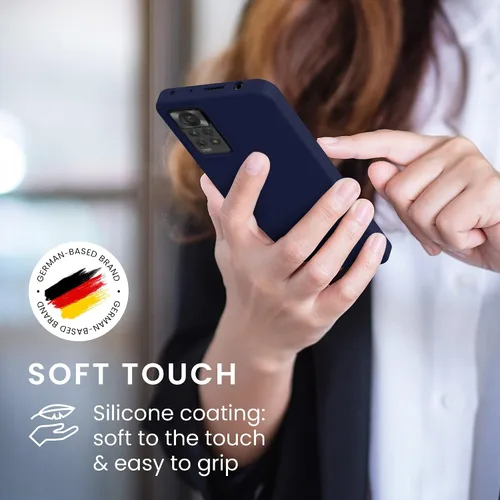 Miniatura 4 de kwmobile Funda compatible con Xiaomi Redmi Note 11 Pro/Note 11 Pro (5G) / Note 12 Pro (4G) - Funda de silicona TPU con acabado suave - Océano